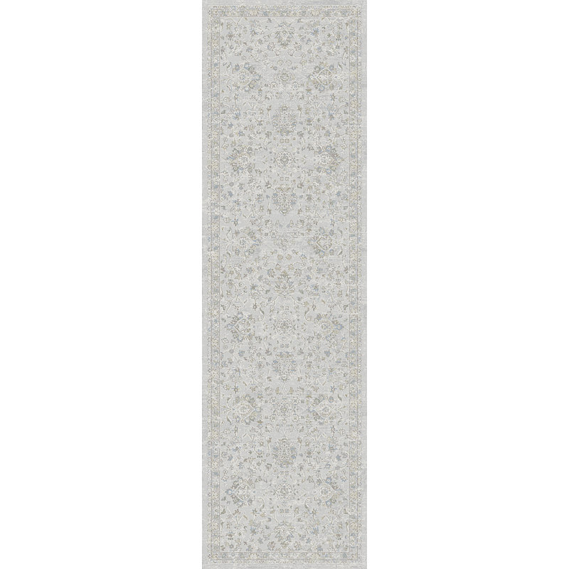 Stamey 12502-918 GREY/LT GREY/BEIGE, Runner 2'2" x 7'7"
