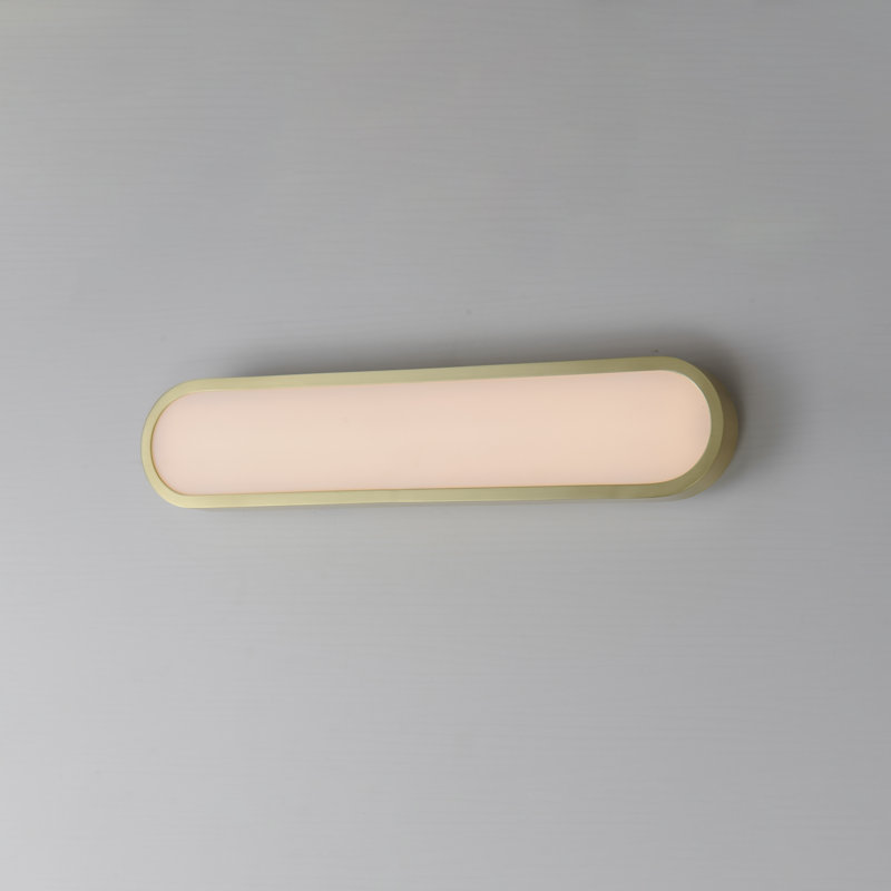 Barre d'éclairage de salle de bain Celise Lamaria, Or/blanc, 24"