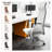 Sledmere High-Back Leather Office Chair – Ergonomic Executive, Task & Conference Chair with Swivel, Tilt, Upholstered Seat & Iron Frame for Home Office or Conference Room-1014014068