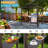 Justin Outdoor 8x5FT BBQ Grill Gazebo with Double Roof & Side Shelves-112596310