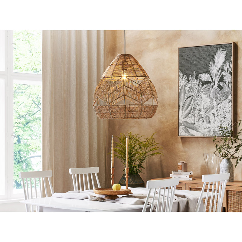Orderville 1 - Light Natural Geometric Pendant
