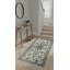 Tapis unique en laine noué à la main de style années 2000 de 2 pi 2 po x 4 pi 4 po Bhavin