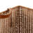 Cole and Grey Rattan Handmade Woven Brown Decorative and Functional Storage Basket with Leather Handles