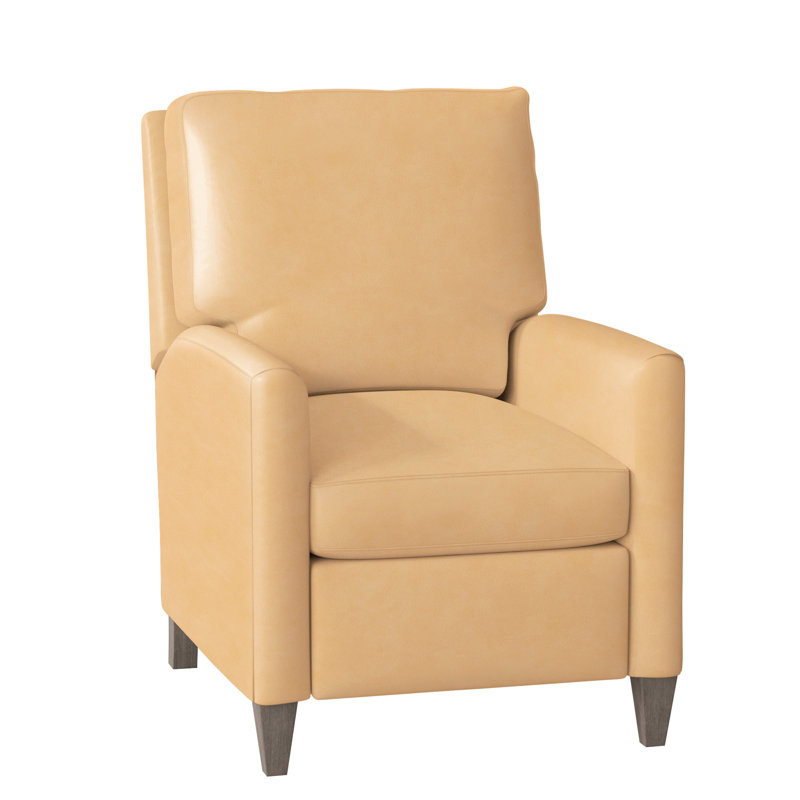 Charlotte Recliner, Rio Mineral Genuine Leather, Power, Stone
