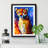 FRM-V0523-1667X Painted Cheetah Vol.2 - Picture Frame Print-87965755-87965754