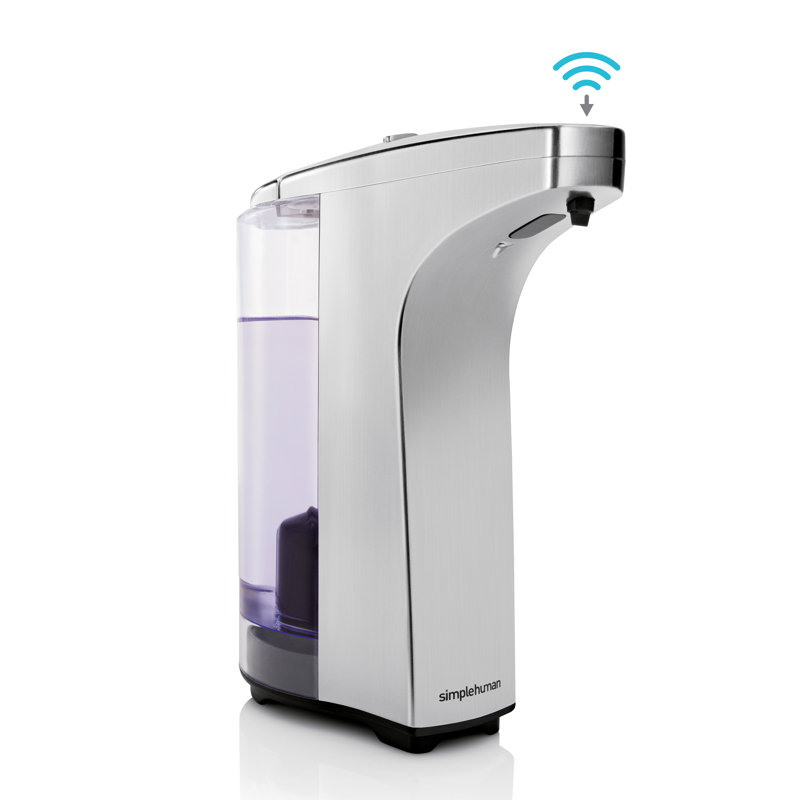 Brushed Nickel Automatic Touch-Free Soap Dispenser, 8 fl. oz.