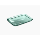 Kohler Inia, Artist Editions Rectangle Glass Wading Pool Bathroom Sink