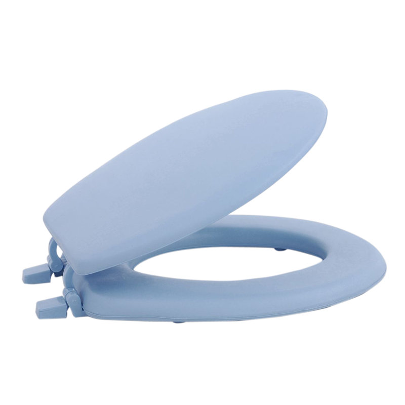 Siège de toilette rond Fantasia, Bleu pâle