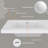  48 Inch Solid Surface Bathroom Vanity Top with Integrated Sink, Bright White Seamless Countertop, Waterproof & Easy Install
