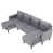 Polyester gris est en rupture de stock