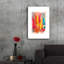 «Fire I» par Courtney Prahl, art mural en verre acrylique-265313288
