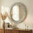 Demson Bone Round Mirror