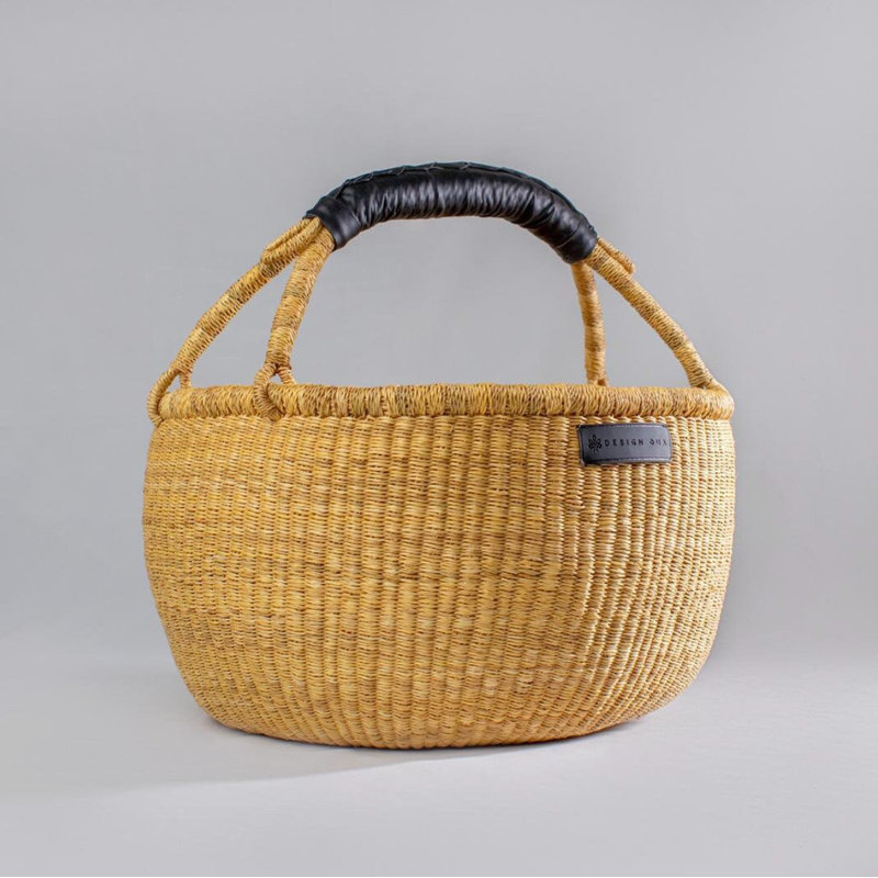 Panier chocolat tissé à la main chocolat, Noir