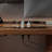 Black&Walnut Rectangular Solid Wood with 2 drawers desk-110774524