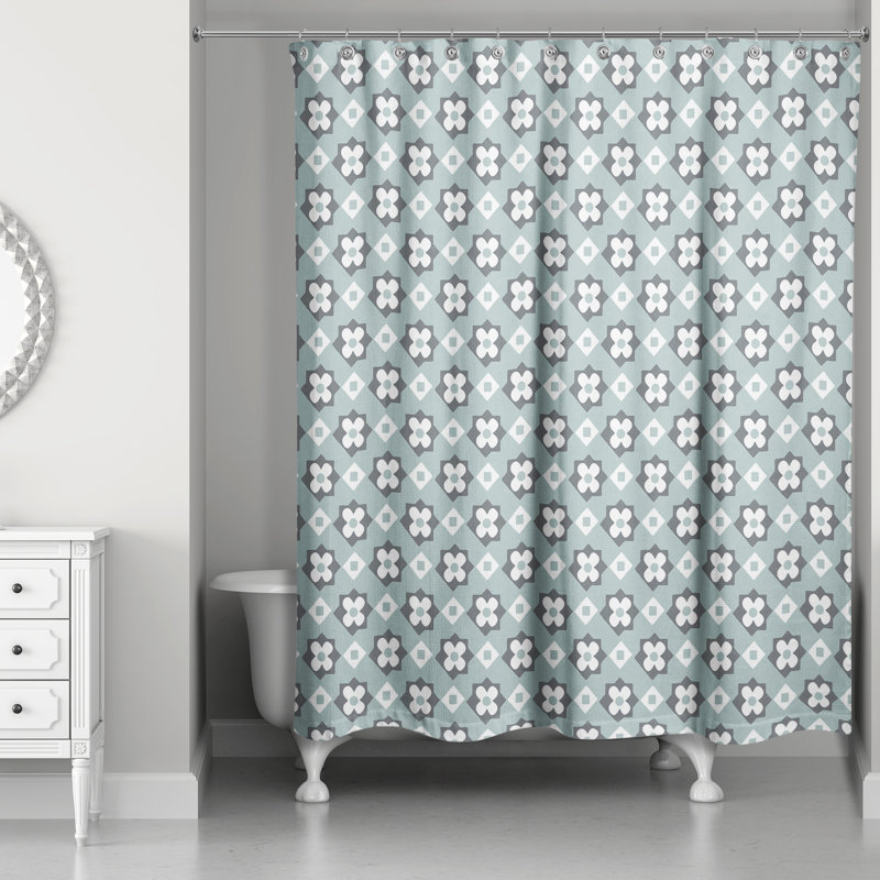 Rideau de douche Hammes, Bleu