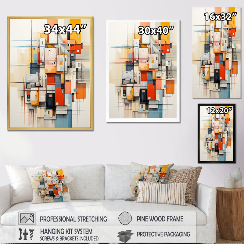 Plaines prairies tranquilles - prairies, art mural sur toile, Cadre photo argenté, H 40 po x l 30 po x P 1,5 po