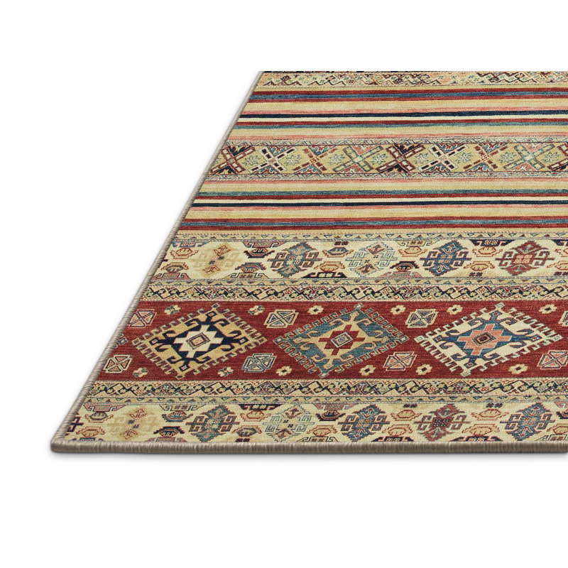 Abstract Indoor Rug, Rectangle 4' x 6'