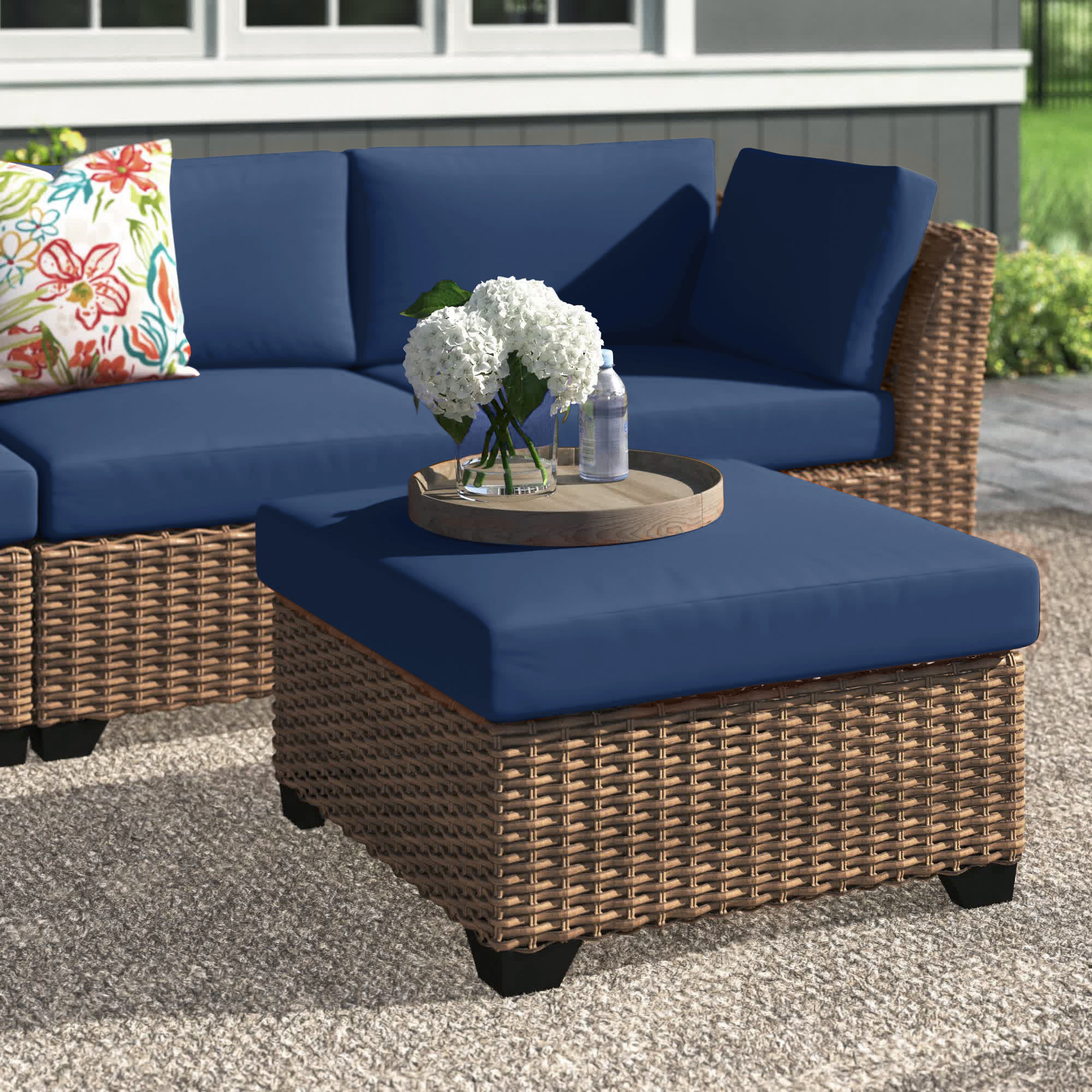 Waterbury Outdoor 6'' Replacement Cushion Set Cushion Cover