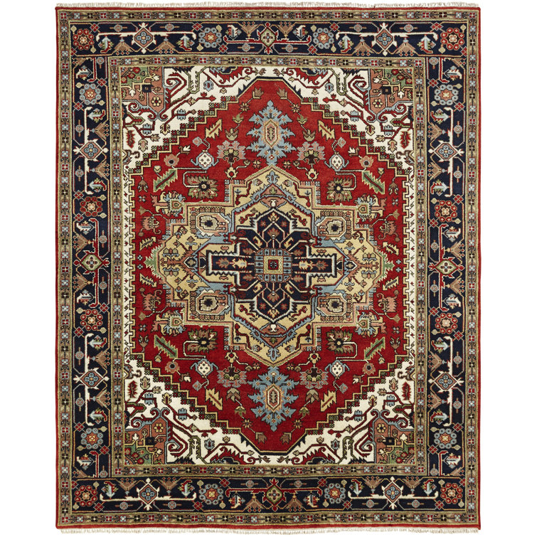 Marshallton Wool Oriental Area Rug