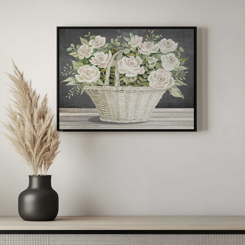 «Eernal Blooms I» par Cindy Jacobs, reproduction d'art, Toile avec cadre, L 48 x H 36, Or