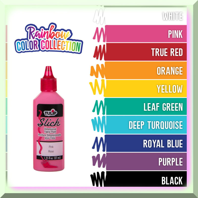 Rainbow Dimensional Paint Kit 10pk Multi 1.25oz