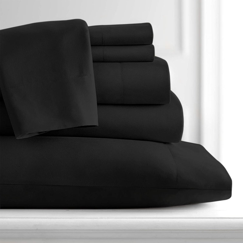 Raymond Waites Cotton Blend Sheet Set, Beige, Queen Sheet Set + 2 Fitted Sheets + 2 Pillowcases