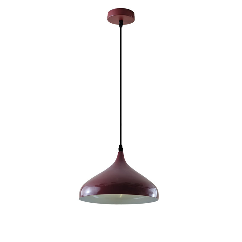 Giroux 1 - Light Burgundy Single Pendant, Yes