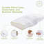 Contour Memory Foam Pillow 2-Pack Standard Size – Adjustable Ergonomic Neck Support, Cooling Gel Infused, Organic Cotton Cover-93460039