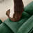 L-Shaped 3 Seater Sectional Sofa Couch,3-Seat Sofa With 1 Movable Ottoman, T, Comfortable, Wide And Deep Seat, Chenille  Green-780912321