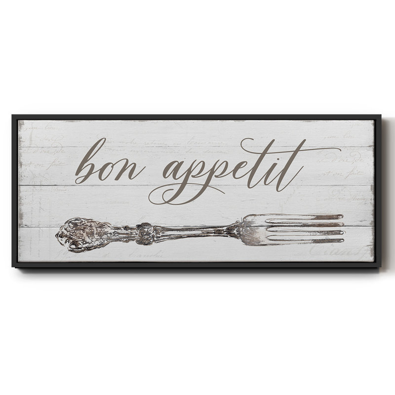 Bon appétit - Toile encadrée