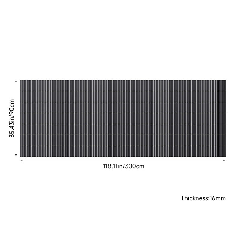 Fence Panels Fencing with 1 Panel(s) Included, 90cm H x 300cm W x 1.6cm D