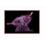 Huckleberry the Highland Cow 1 Piece Wrapped Canvas Painting-950189465-950189478