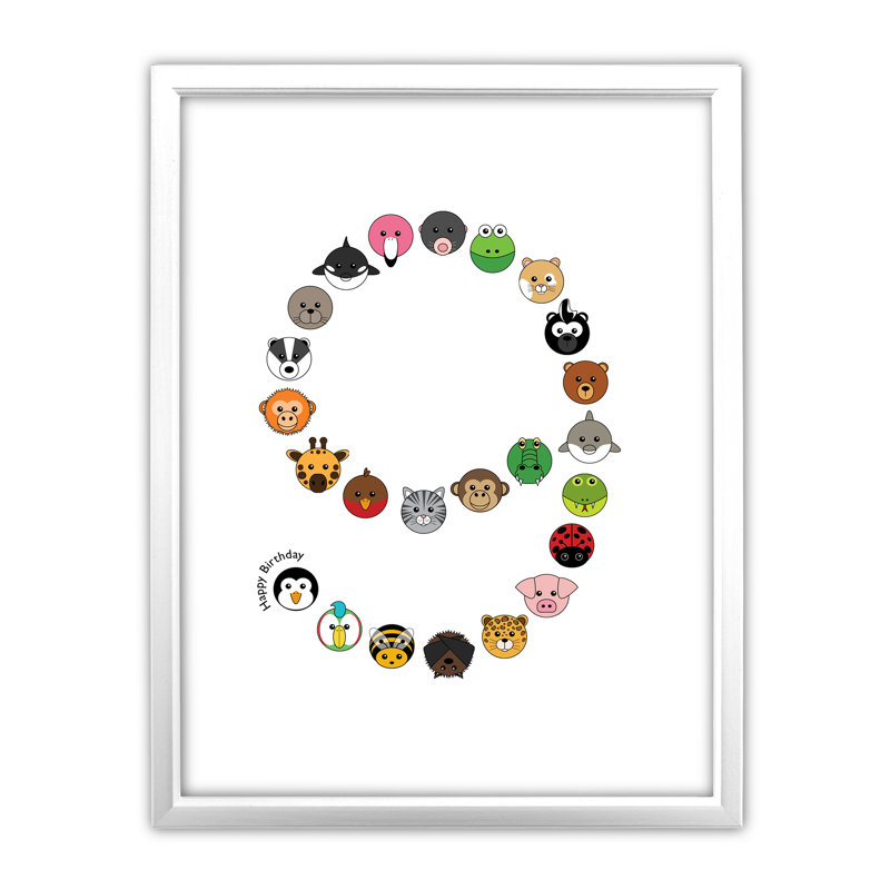 Single Picture Frame Print, White