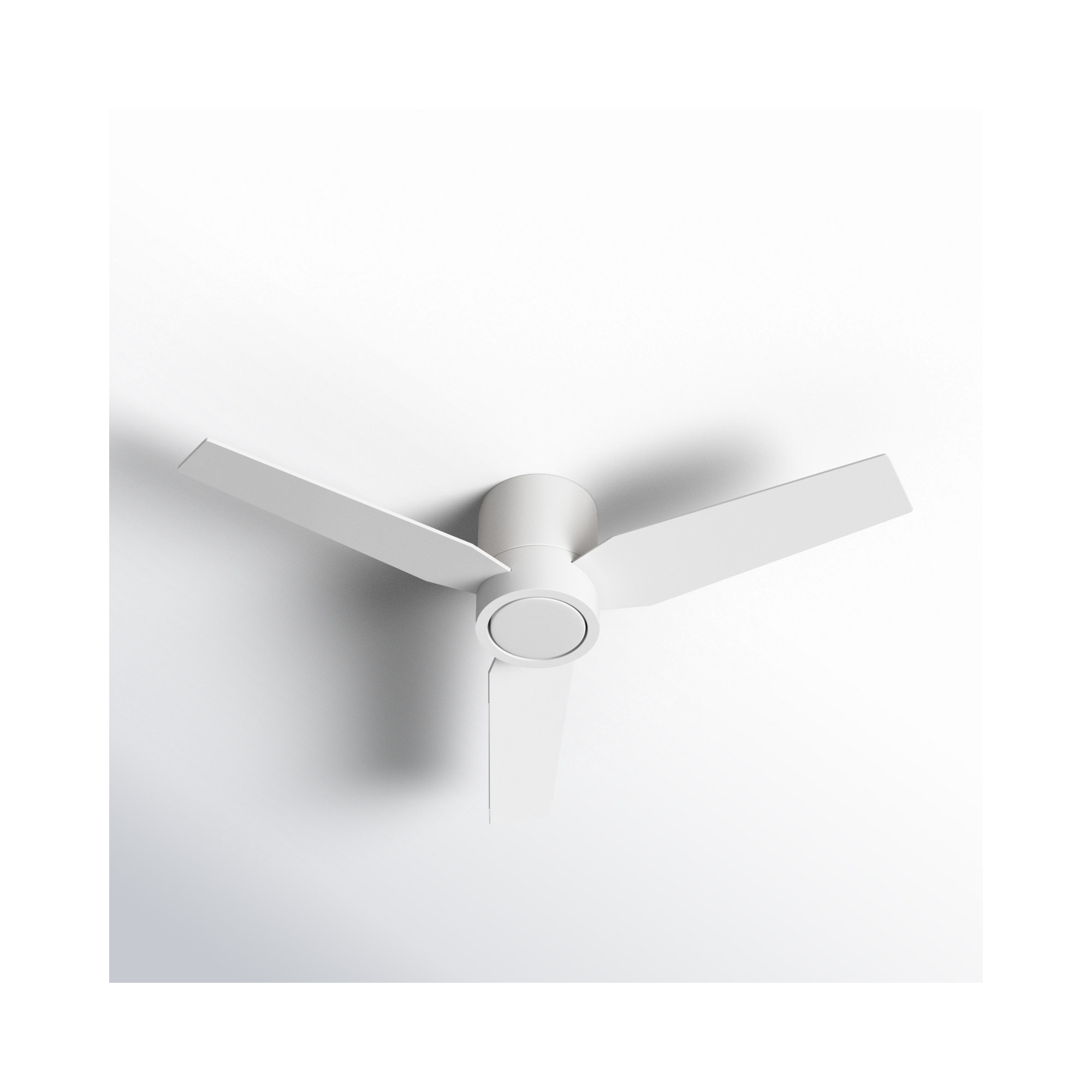 Reyka 44'' 3 Blade Ceiling Fan with LED Light Kit, Satin White