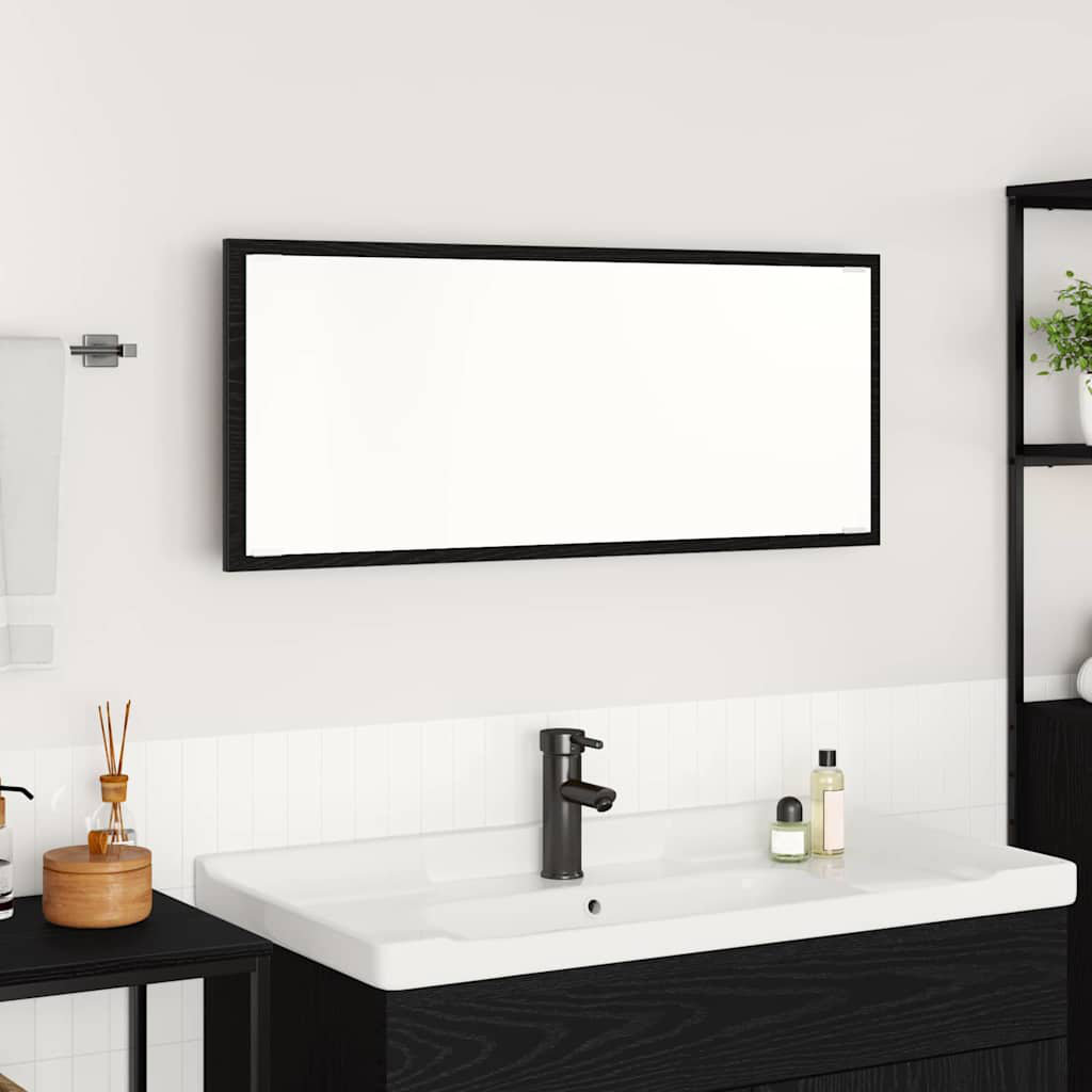 LED Bathroom Mirror Engineered Wood Washroom Wall Mirror Multi Colours
