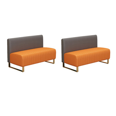 Banc rembourré en similicuir