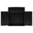 Full-Size Loft Bed with Desk, Wardrobe, Storage & RGB Light for Gamers, Red-1517454642