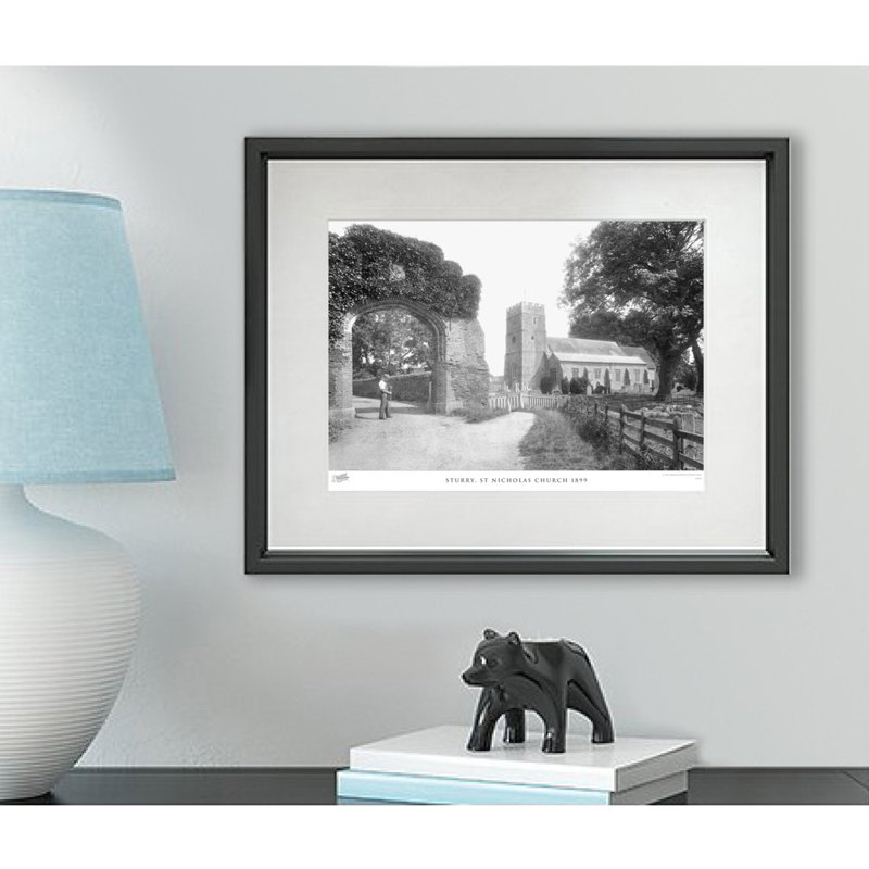 Sturry, St Nicholas Church 1899 by Francis Frith - Single Picture Frame Print, 40cm H x 50cm W x 2.3cm D