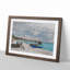 The Beach at Sainte Adresse by Claude Monet - Framed Print-62781187-62781189