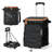 Ebern Designs Picnic Tote Bag Cooler with wheels in Black