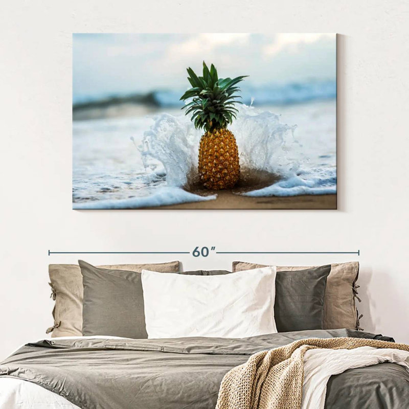 Yarlin Pineapple Splash, 34" H x 51" W