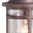 Maxeys 11.75 in. H 1-Light Matte Black Outdoor Wall Sconce, Rust-Resistant Composite, Clear Seeded Glass Shade, LED Compatible, Use for Exterior Porch Patio Front Door or Garage-1942128360-1942152812