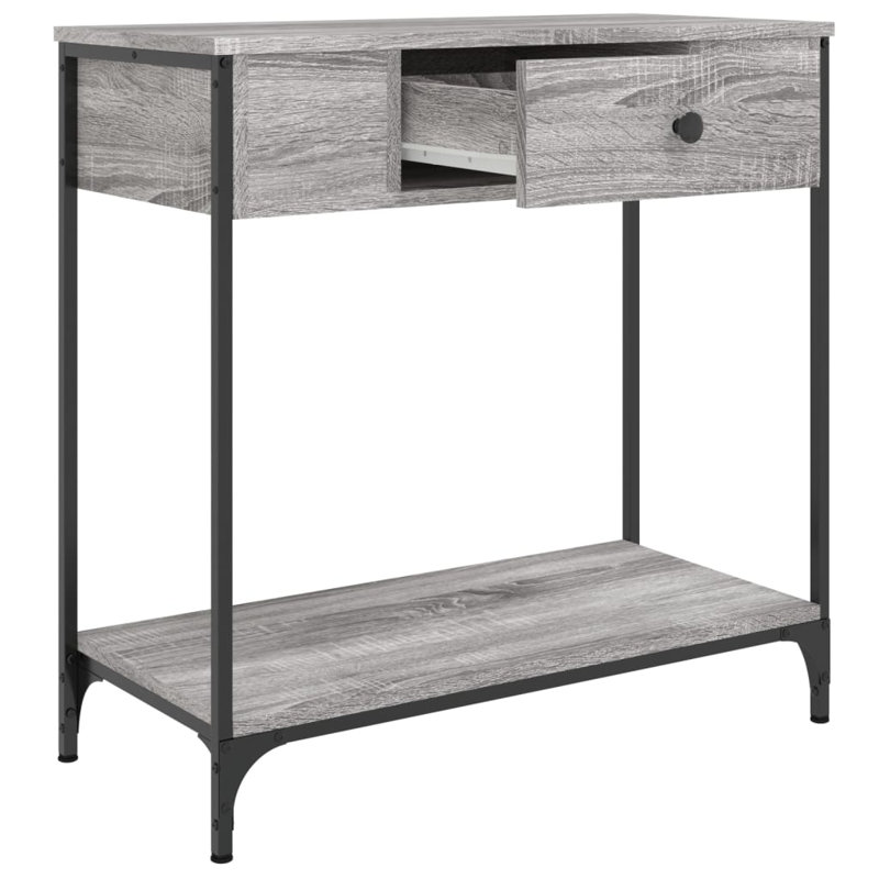 Console Table, Grey Sonoma, 75cm H x 75cm W x 34.5cm D