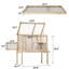 34.9"W X19.7"D X36.6"H Multi-Chamber Small Animal Hutch
