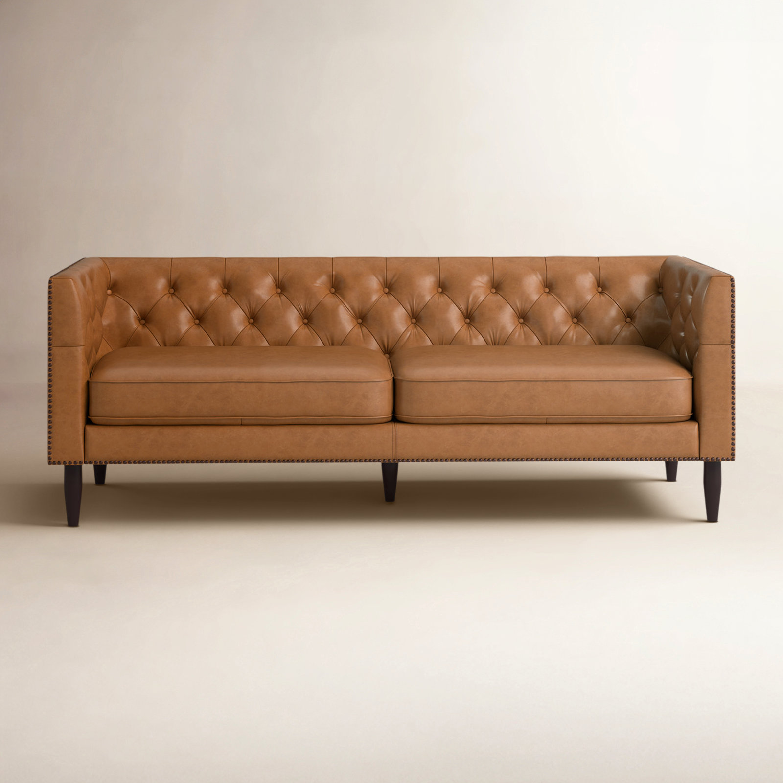 Woodford 84.6'' Upholstered Sofa, Brown