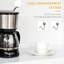 Garde-manger blanc, cuisine avec tablettes réglables et support à micro-ondes pour la salle à manger - garde-manger élégant, porte vitrée et espace. Rangez la vaisselle, les pots, les articles. Tablette personnalisable