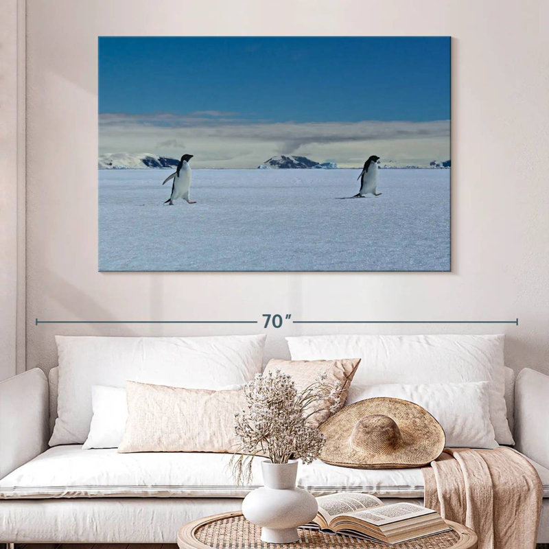 Crowle Marching Penguins, 34" H x 51" W