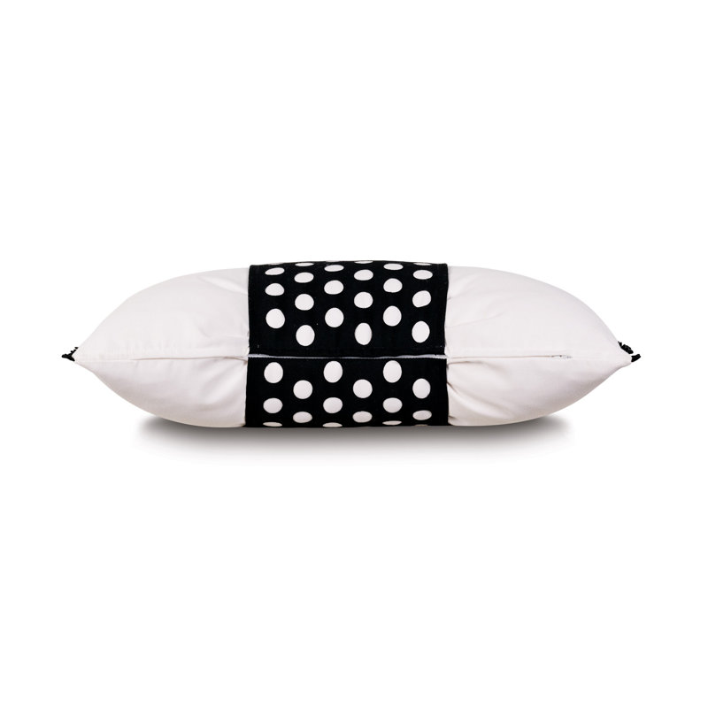 Appliqued Sunbrella® Outdoor Reversible Throw Pillow