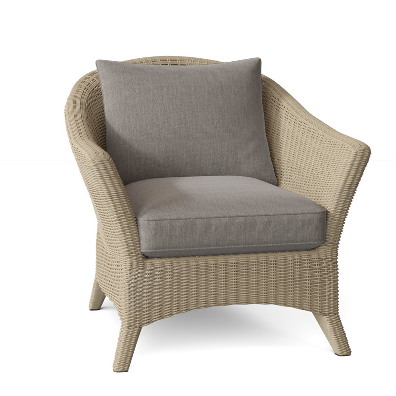 Cape Cod Outdoor Lounge Chair, Demo Fog, Cape Cod White