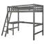 Lit mezzanine à panneau simple Lynn avec bureau intégré par Greyleigh? Bébés et enfants